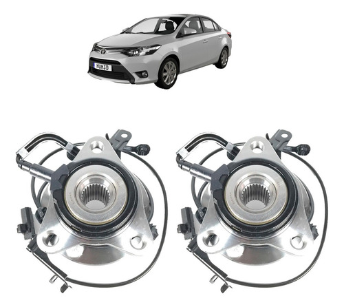 Maza Rueda Delantera Der Izq Para Toyota Yaris 2014 2020 Par