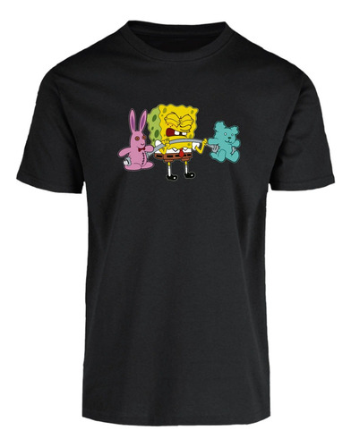 Playera Gym Bob Esponja Pesas