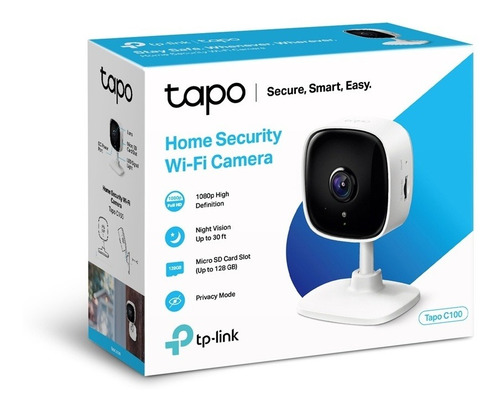 Imagen 7 de 10 de Cámara De Seguridad Wifi Tplink Tapo C100 Full Hd 128gb Nnet