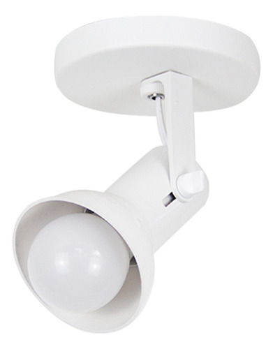 Spot Sobrepor 1 Lâmpada Direcionável E-27 Branco 110V/220V