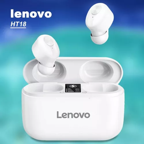 HT18 Auriculares inalámbricos con Bluetooth 5.0 Pantalla LED Lenovo  Auricular