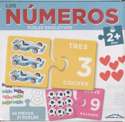 Los Números (2+ Años) - Aprendo En Casa - Puzles Educativos 