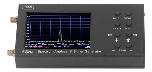 Analizador De Espectro Sa6 6g Portátil Wifi 35 A 6200 Mhz