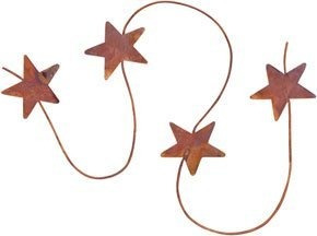 Guirnalda Alambre Flexible Rusty Estrella Pais Primitive