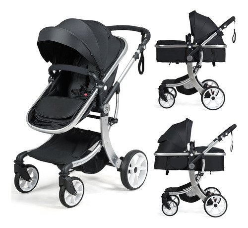 Babyjoy 2-en-1 Baby Stroller High Landscape Infant Shouter C