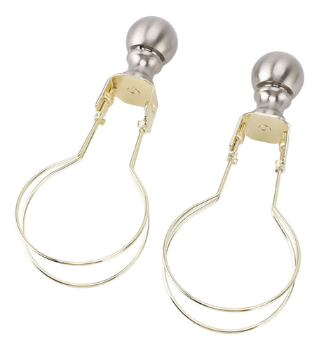 Adaptador Bulb Clip, 2 Unidades, Pantalla De Metal Moderna Y