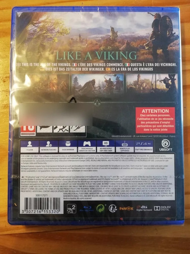 Assassins Creed Valhalla Ps4 Juego Fisico Sellado Original