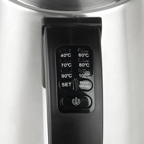 Jarra Eléctrica Digital 1.7l Smartlife Acero Inox Yanett