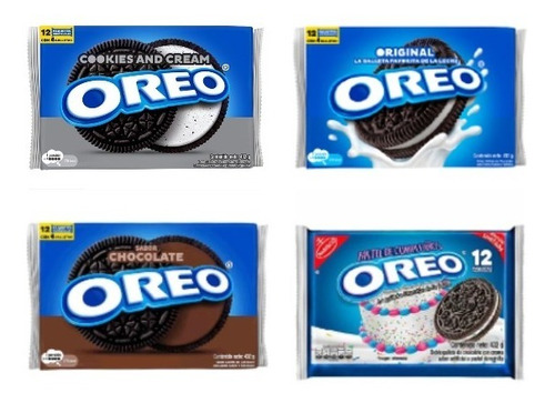 Paquete Oreos X12 Unidades