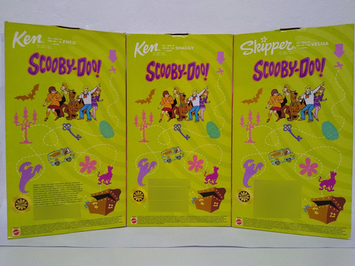 Barbie/ken Scooby Doo 03 - Fred, Salsicha E Velma 2002 Raro
