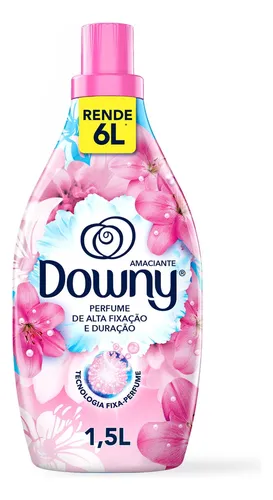 Amaciante Downy Concentrado Frescor Da Primavera 1.5L Rende 6L