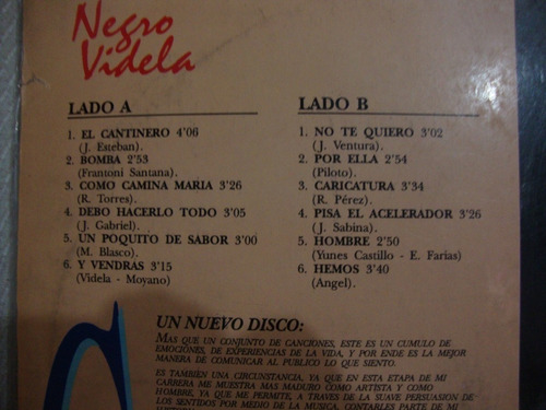 Vinilo Negro Videla Complices Sss C1