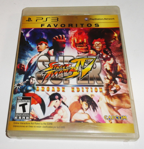 Super Street Fighter 4 Arcade Edition Ps3 Español Fisico