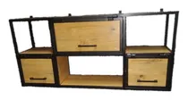 Comprar Alacenas Modernas En Pino Estilo Industrial 60x100x30
