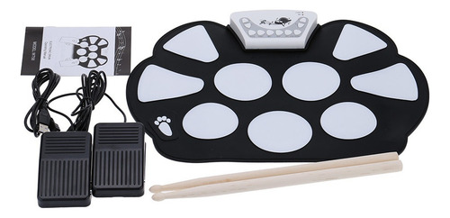 Portátil Electrónica Roll Up Kit De Almohadilla De Silicona