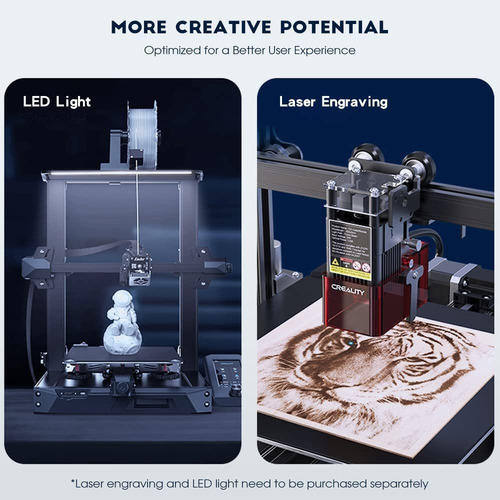 Impresora 3d Oficial Creality Ender 3 S1, Doble Eje, Metal