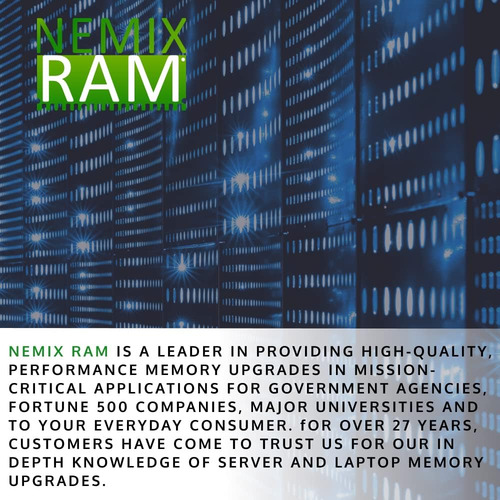 Memoria Ram Nemix Ram, Ddr4 2133 Mhz, 16 Gb, Ecc, Rdimm