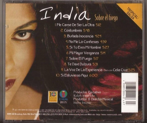 Cd India. Sobre El Fuego