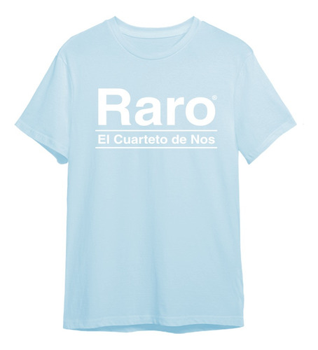 Polera Raro Cuarteto De Nos / Sotemono Merch Oficial