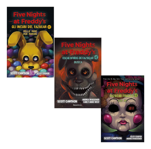 Five Nights At Freddy's Libros (1,2 Y 3) ¡gran Promoción!
