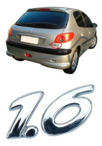 Emblema Insignia 1.6 Tapa Baúl Peugeot 206 207 