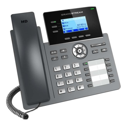 Teléfono Ip Grandstream Grp2604 3 Lineas 6 Sip Voip + Adapt.