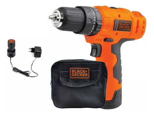 Atornillador Inalambrico Black Decker Taladro Hp12-ar Bateri