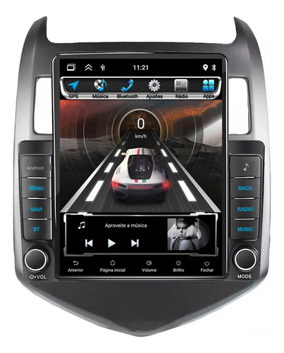 Multimidia Tesla Sonic 12/14 9,7p Android Auto Carplay 2/32g