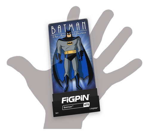 Figpin - Batman #475 - Batman Pin Esmaltado De Personajes