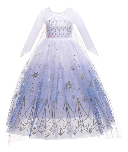 Vestido De Princesa Para Niños Cosplay Princesa Elsa De Frozen