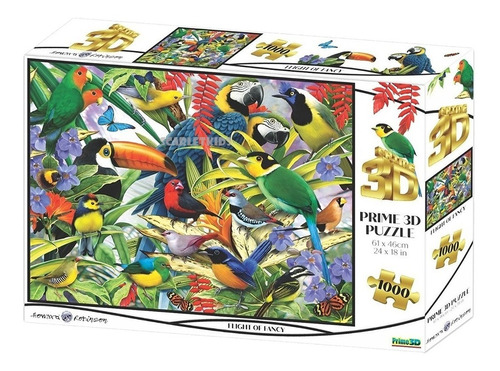 Puzzle Rompecabezas 3d 1000 Piezas Aves Prime 3d Scarletkids