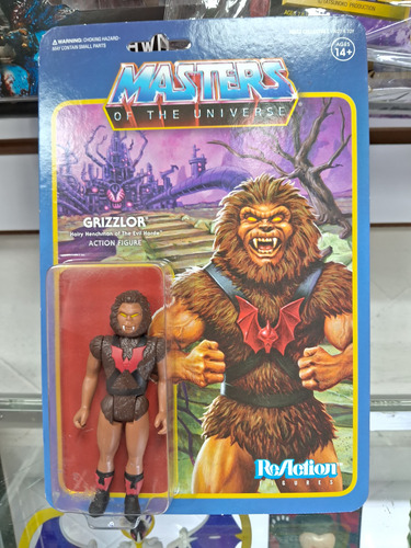 Grizzlor Masters Of The Universe Reaction Super 7