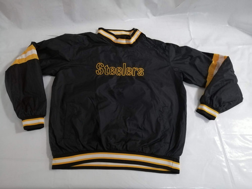 Sudadera Tipo Hoddie Pittsburgh Steelers Dos Vistas T-g Nfl