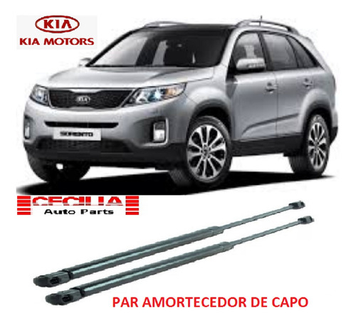 Amortecedor Capo E P/malas  Kia Sorento 2013 Até 2015 