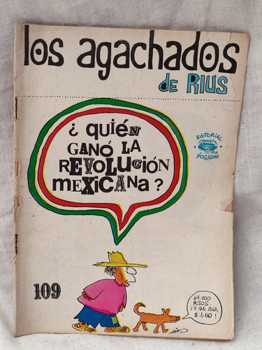 Revistas Los Agachados De Rius Posada Año 1972