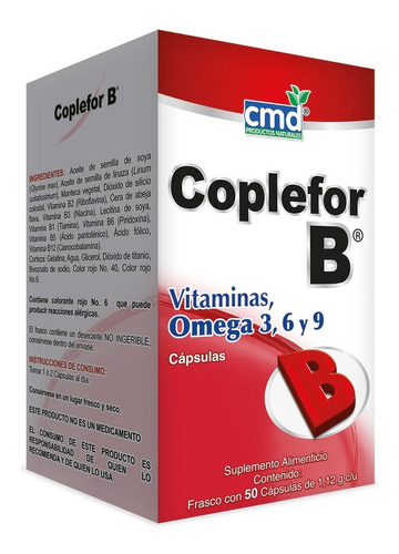 Complejo B Coplefor B 50 Cápsulas Cmd.
