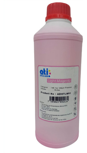 Tinta De Sublimación Light Magenta 1 Litro Ati Sd99