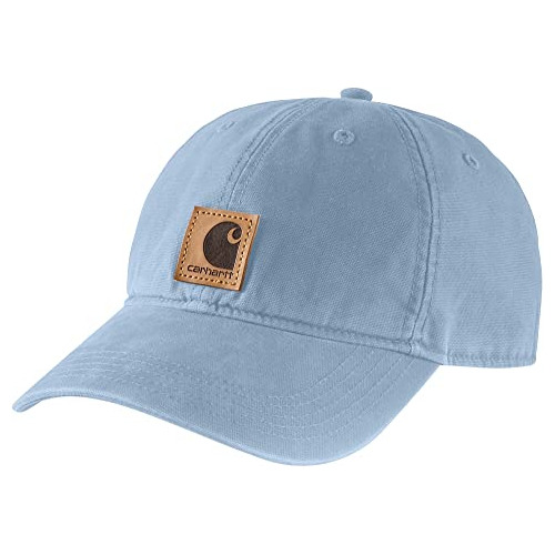 Carhartt - Gorra De Lona Para Hombre, Color Azul Alpino, Tal