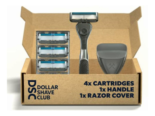 Dollar Shave Club Kit De Afeitado De Viaje De 6 Cuchillas |