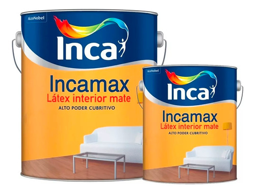 Pintura Látex Interior Lavable Incamax 20 + 4 Lts. Inca