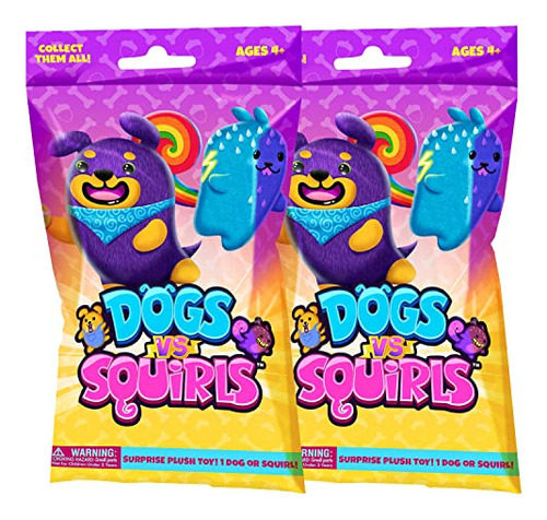 Dogs Vs Squirls - Mystery Bag - 2pk - 4  B0bfzw7d931