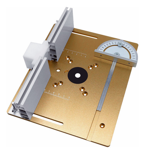 Placa Insertora Router Aluminio Fresadora Madera 60 Cm²