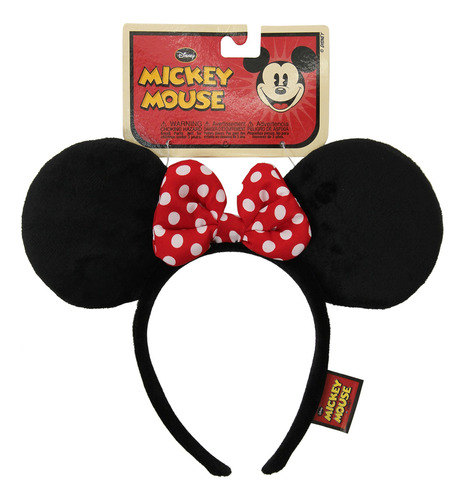 Faixa De Cabeça Elope Disney Minnie Mouse Com Laço E Orelhas