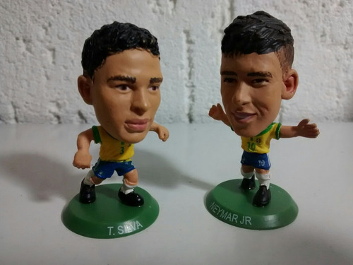 Miniaturas Soccer Starz - Neymar E Thiago Silva