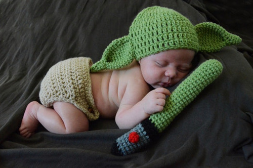 Baby Yoda Star Wars Ropa De Bebé Tejida A Mano 0-3 Meses | Meses sin  intereses