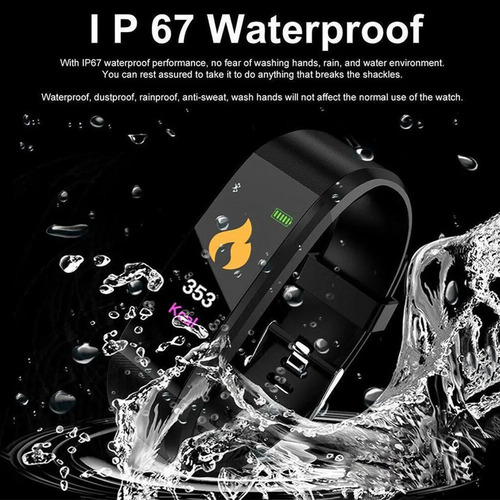 Pulsera Inteligente Bluetooth, Pulsera Impermeable Multifunc