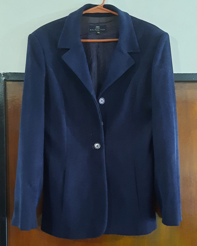 Traje De Mujer( Blazer Y Pantalón) Elegante,azul,talle 46 (Usado)