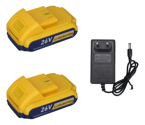 Parafusadeira Furadeira Wetoke 014 Com 2 Baterias 26v