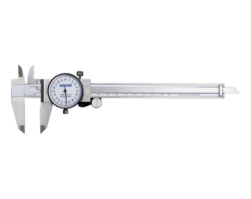 Calibre Mecanico C/reloj Accud 0-300mm Lectura 0.01mm