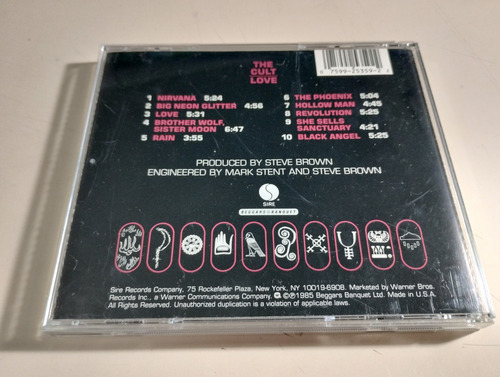 The Cult - Love - Made In Usa 1985 Edición Limitada (Usado)